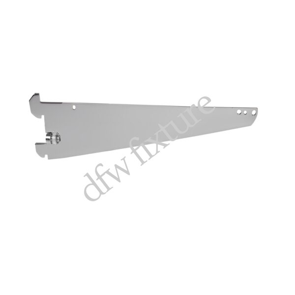 10" Shelf or Hangrail Bracket - Chrome