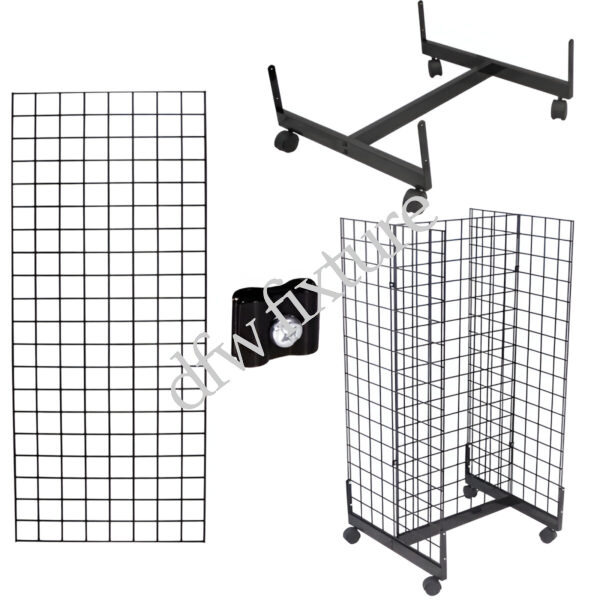 Grid 2ft H-Unit Display- 5ft- Black