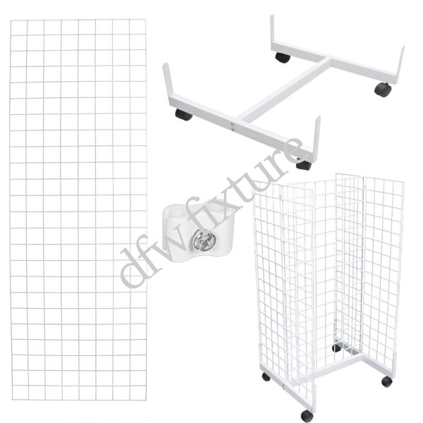 Grid 2ft H-Unit Display- 6ft- White