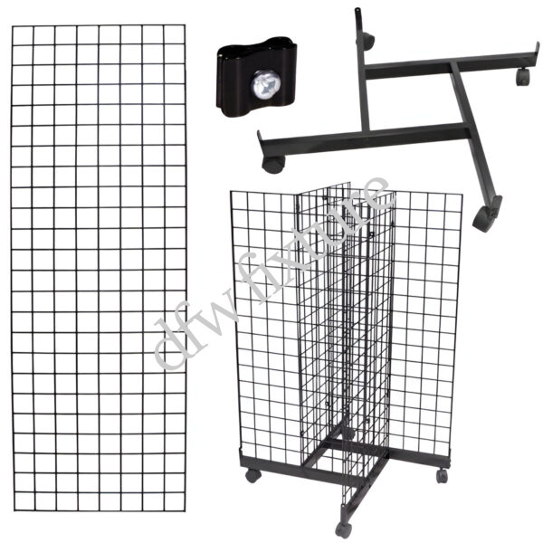 Grid 4-Way Display- 6ft- Black