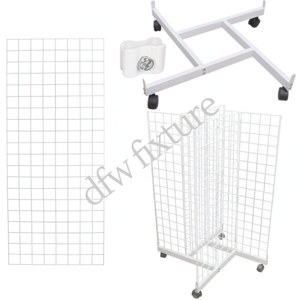 Grid 4-Way Display- 5ft- White