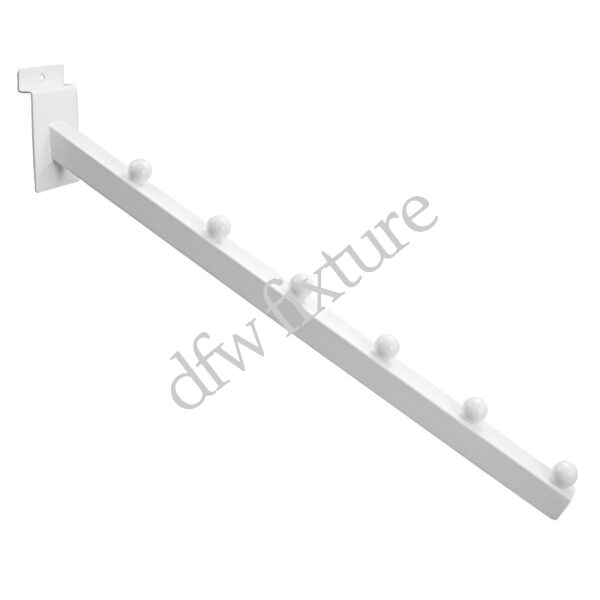 Slatwall 6 Ball Waterfall-White