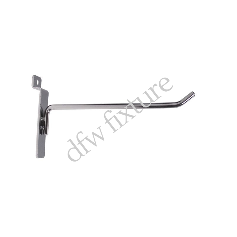 Slatwall 6" Hook -Chrome
