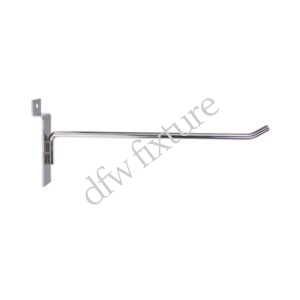 Slatwall 8" Hook -Chrome