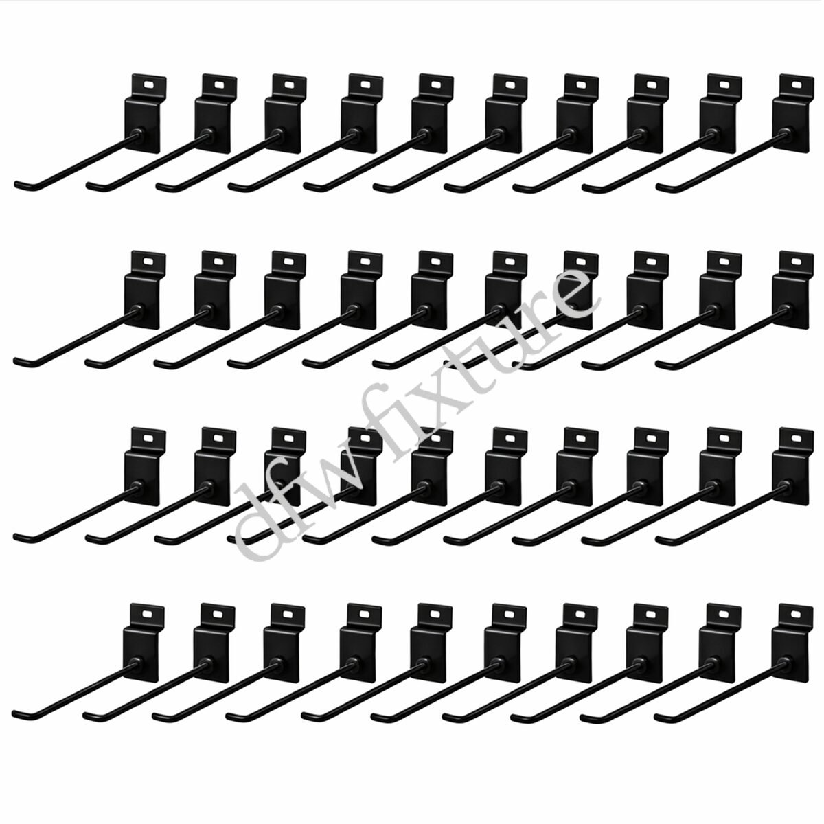 Slatwall 12" Hook -Black