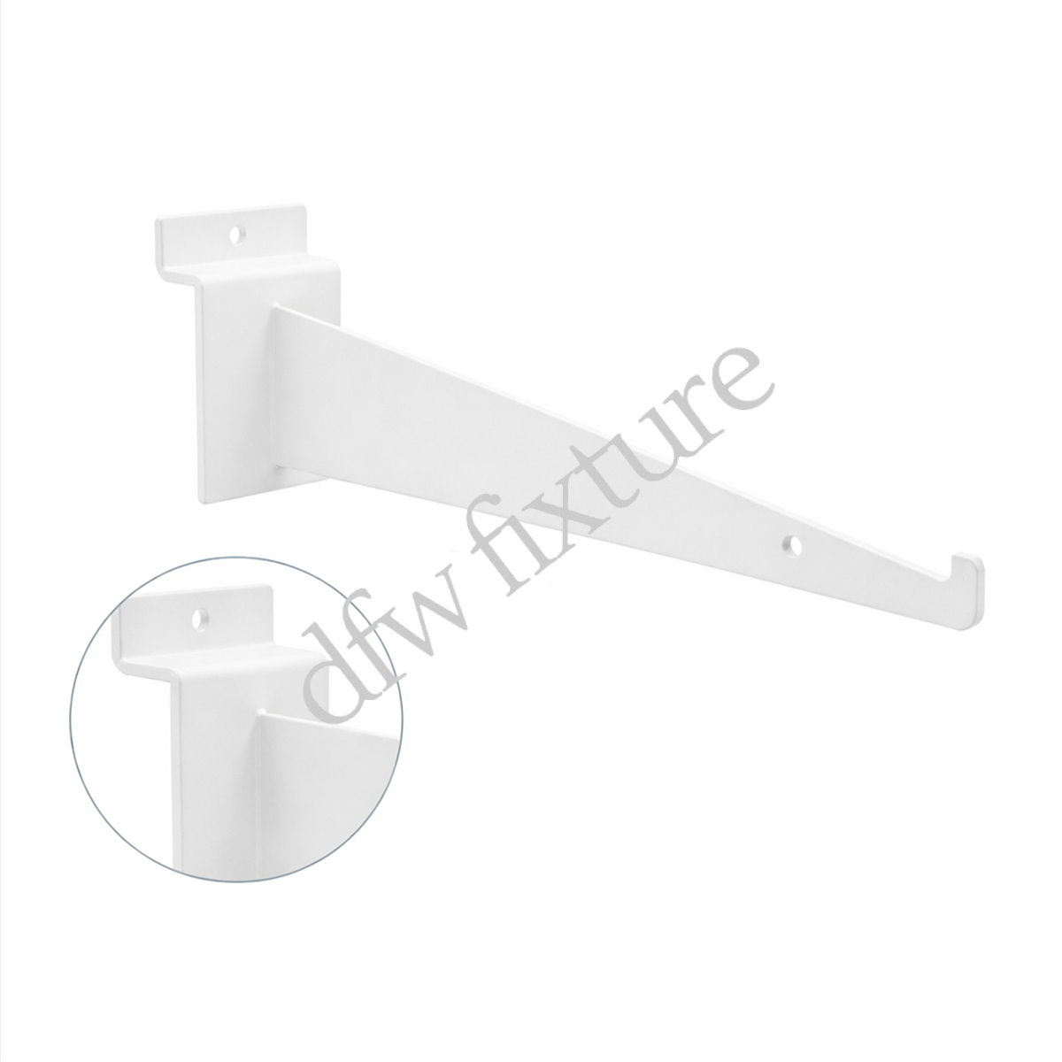 10" Shelf Bracket-White
