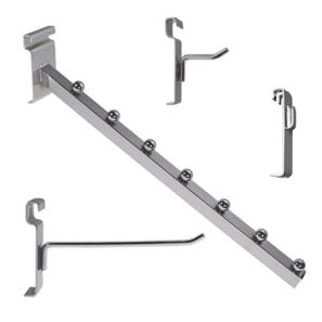 Gridwall Accessories - Chrome