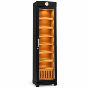 Single Door Humidor - Black