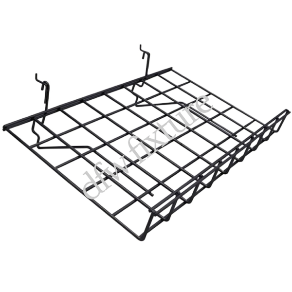 24"L x 15"D Slant Shelf- Black