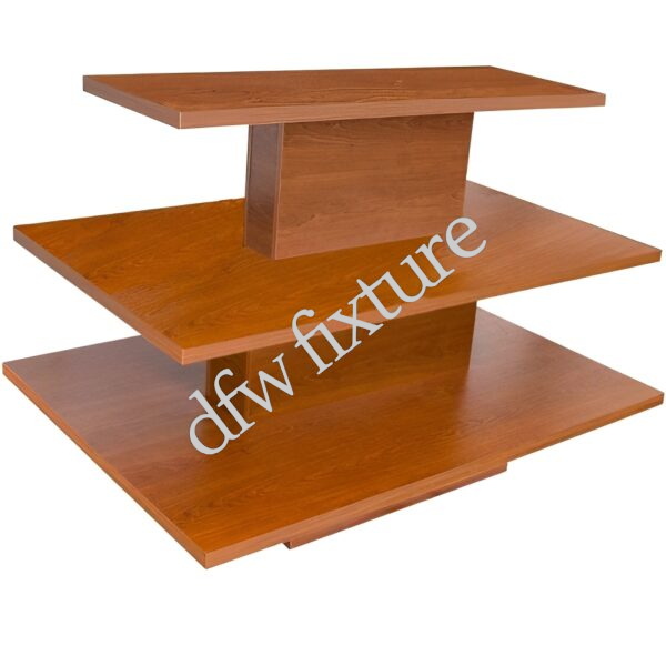 3 Tier Rectangle Display Table-Cherry