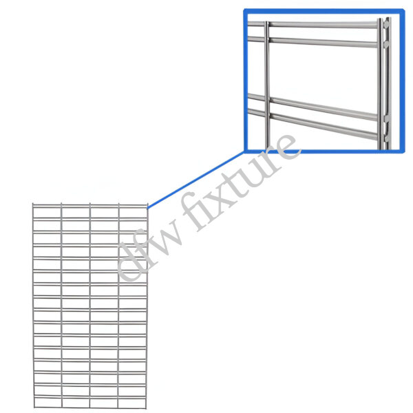 2ft x 4ft Slatgrid Panel - Chrome