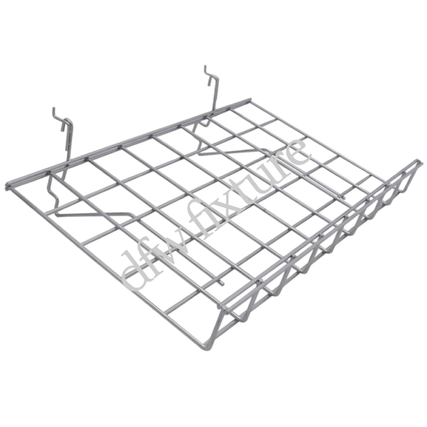 24"L x 15"D Straight Shelf- Chrome