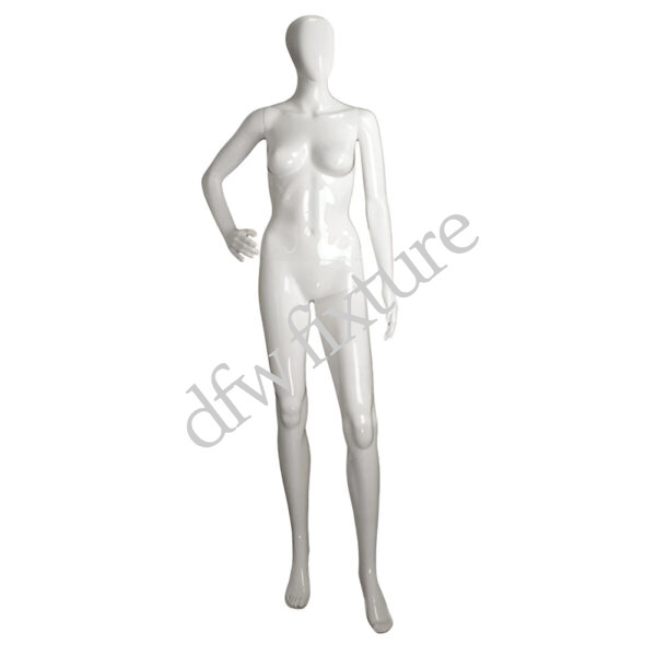 Plastic Female Mannequin White F9GW-EVE
