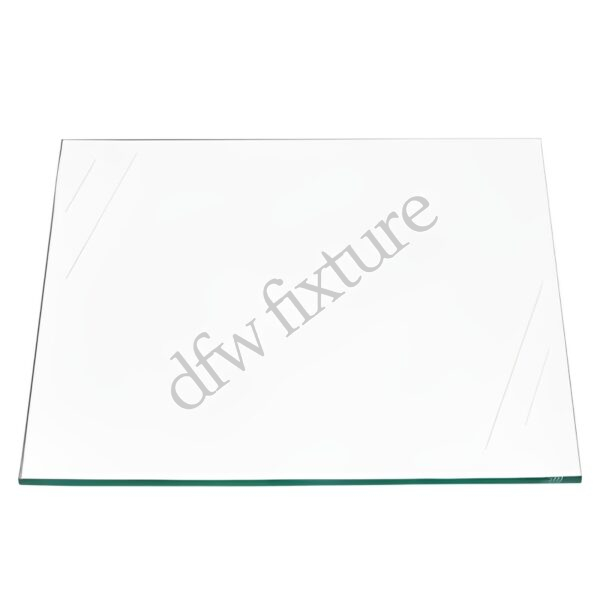 12" x 24" Long x 3/16" Thick Tempered Glass