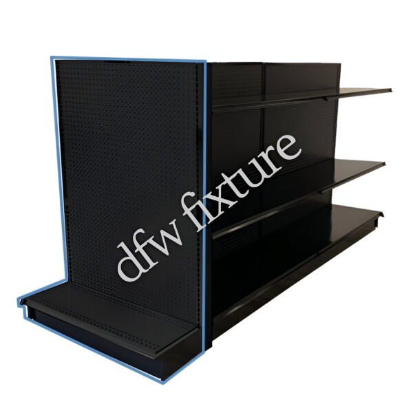 Gondola Aisle End Cap - Black
