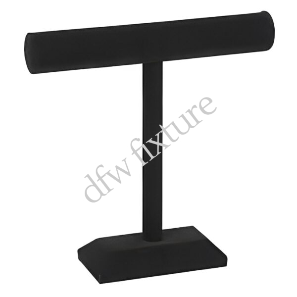 12" Single Tier T-Bar - Black Velvet