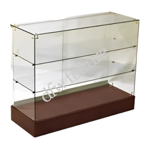 Frameless Showcase - 4ft - Cherry