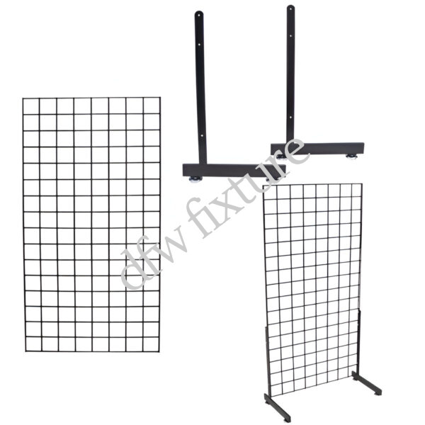 Grid L-Leg Display- 4ft- Black