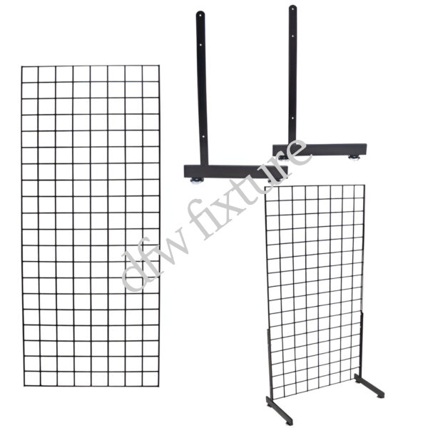 Grid L-Leg Display- 5ft- Black