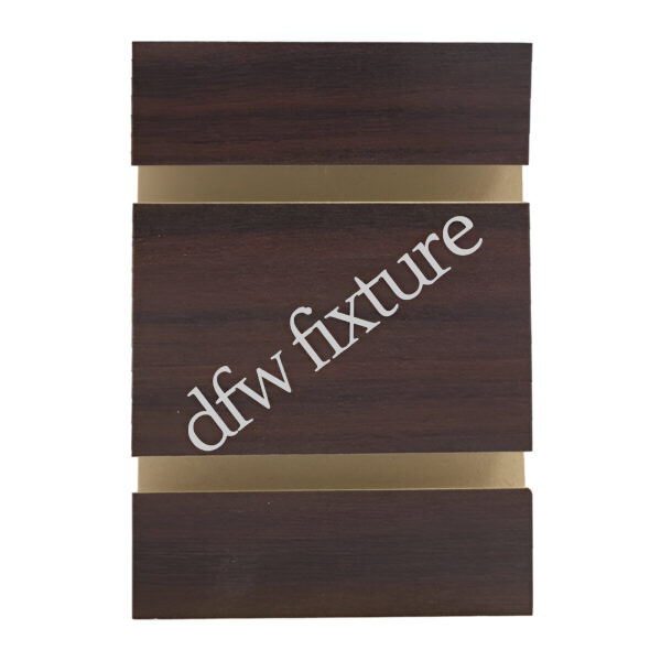 Slatwall Panel - Mahogany