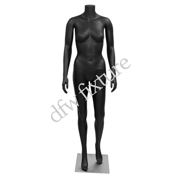 Headless Female Mannequin Black FSH45B