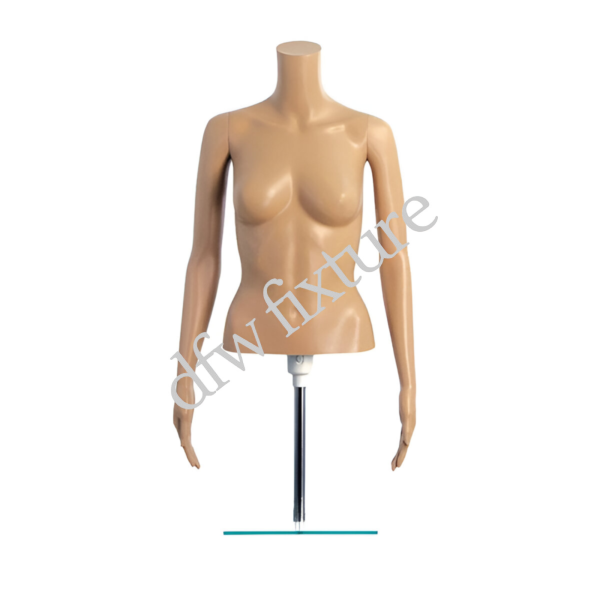 Plastic Female 1/2 Torso Skintone