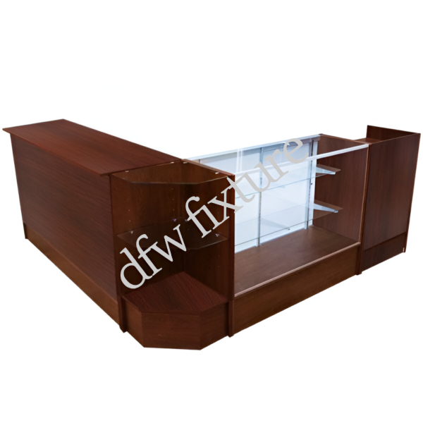 Walnut Kiosk Combo