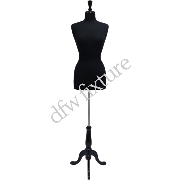 Female Jersey Form - Black with Black Base