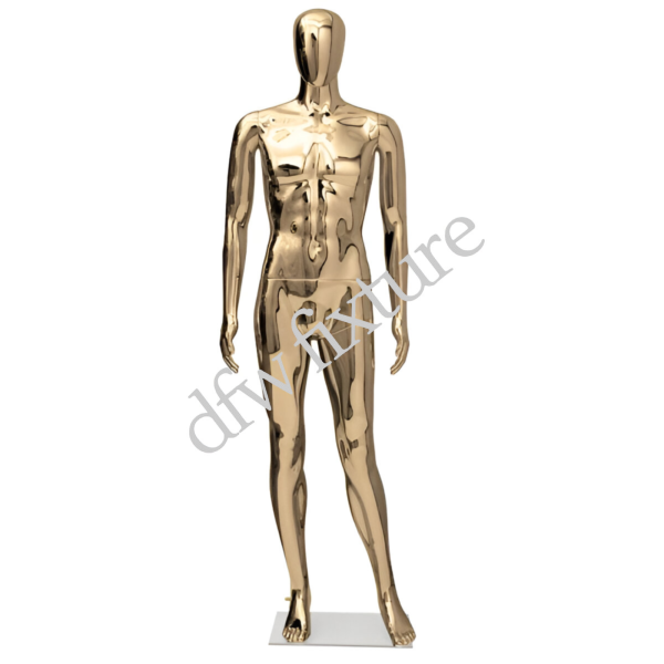 Male Gold Mannequin M1GCG-TAB