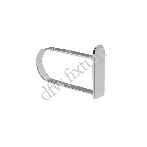 End Cap For Rectangular Tubing - Chrome