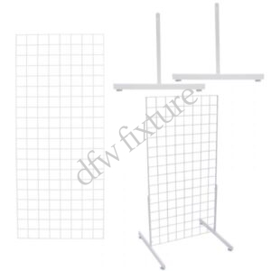 White Grid Merchandiser
