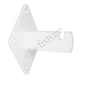White Connectors and Wall Mounts