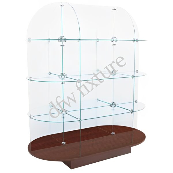 Glass Gondola - Walnut