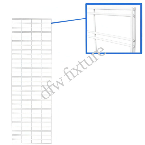 2ft x 7ft Slatgrid Panel - White