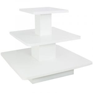 3-Tiered Display Tables White