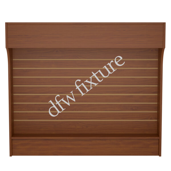 4ft Ledgetop Counter - Slatwall Front