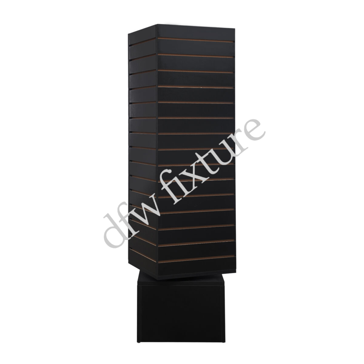 Slatwall Cubic Tower'12 – Black