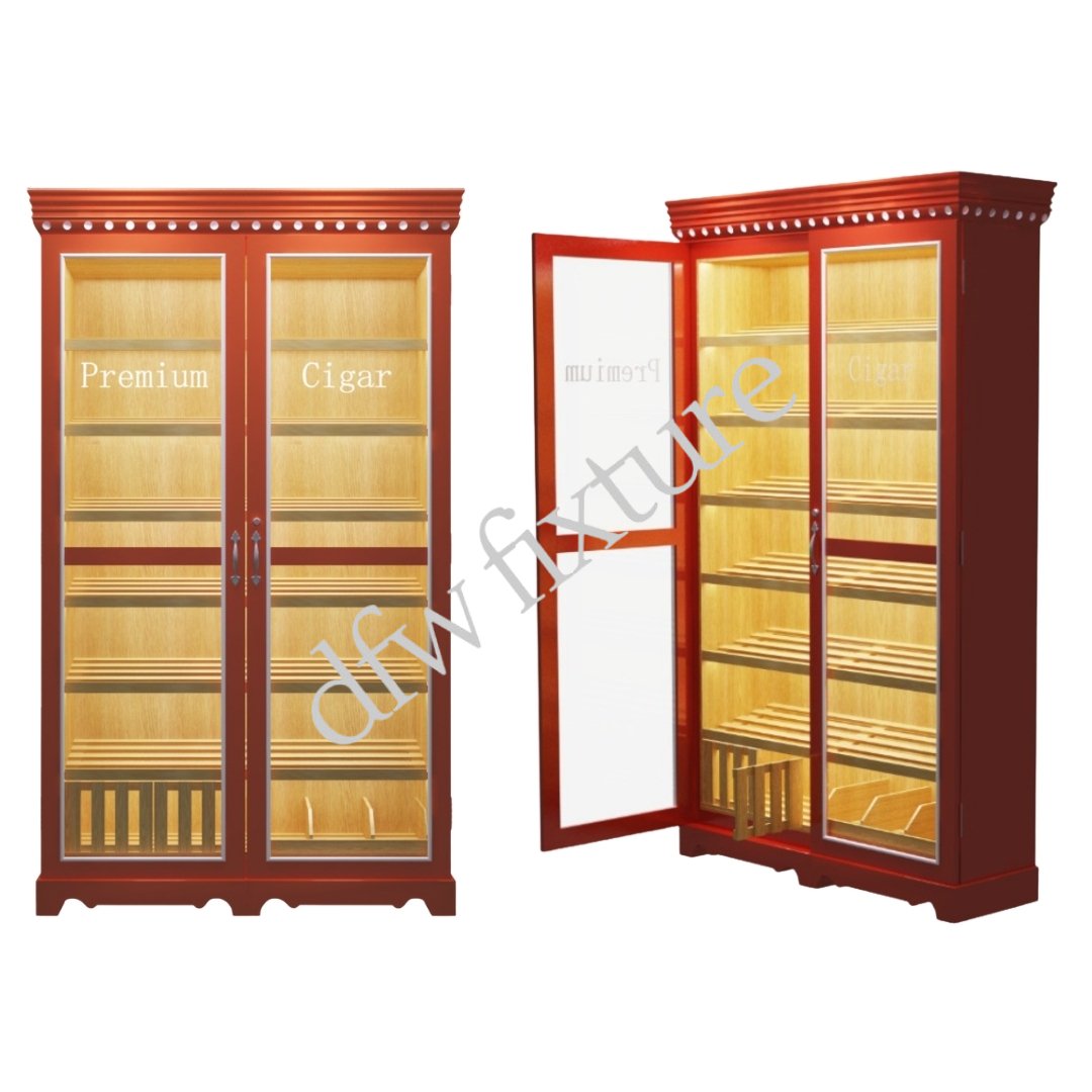 Double Door Humidor - Cherry