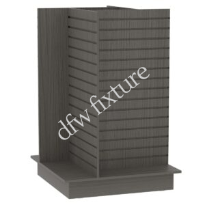 Slatwall 4-Way Display - Gray