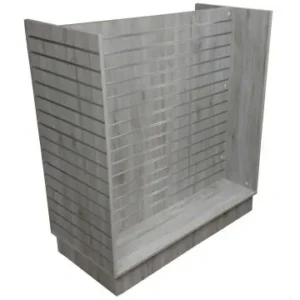 Slatwall Island Merchandisers- Gray