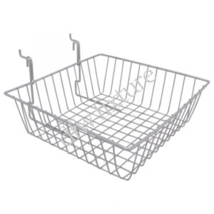 Slatwall Baskets-Chrome