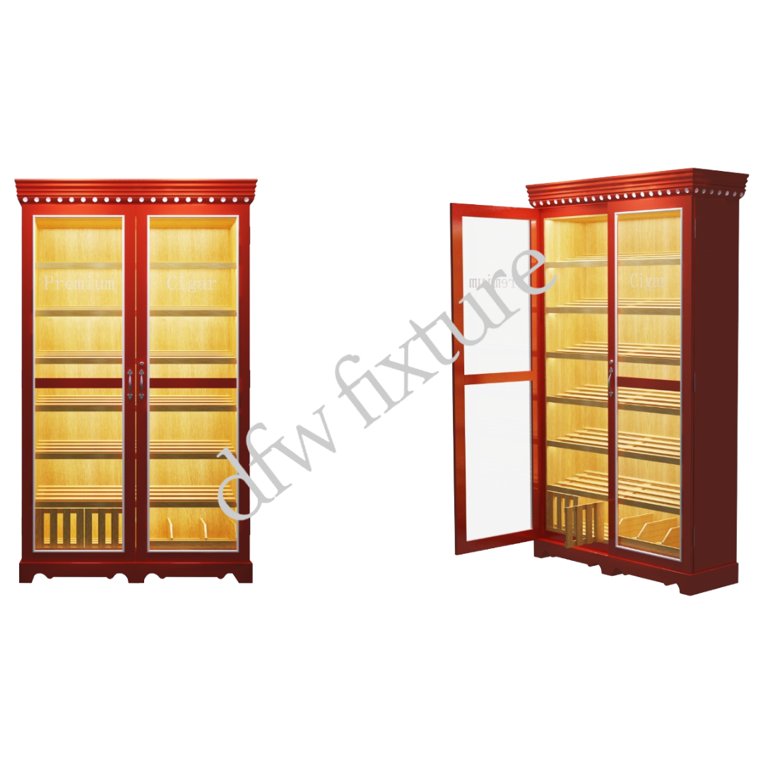 Double Door Humidor - Cherry