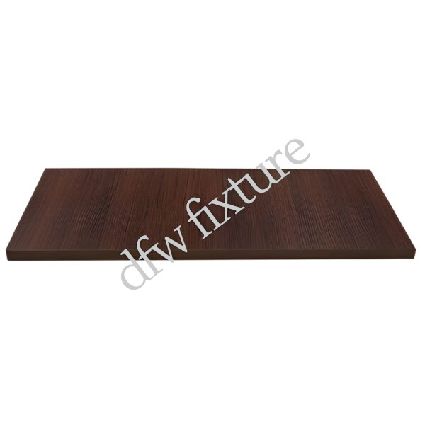 12" x 48" Wood Melamine Shelf- Walnut