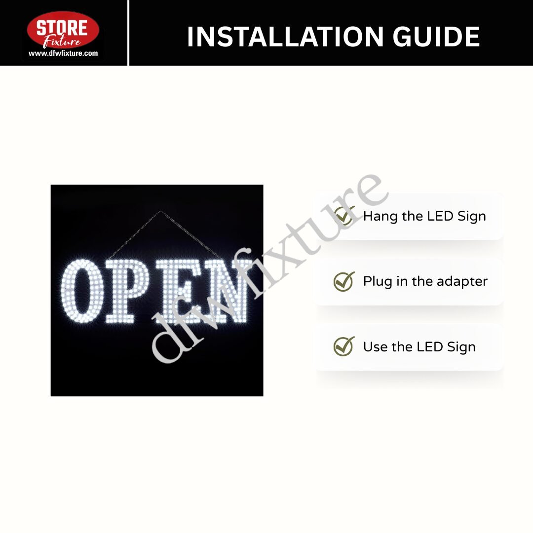 OPEN LED Sign-40X14 - Image 7