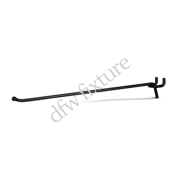 10 Inch Peg Board Hook – Black