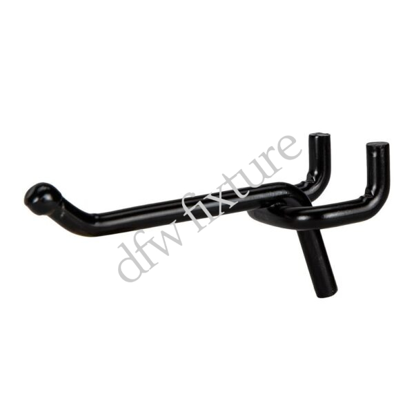 2 Inch Peg Board Hook – Black
