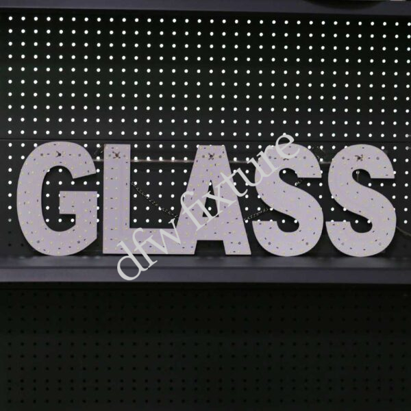 GLASS LED Sign