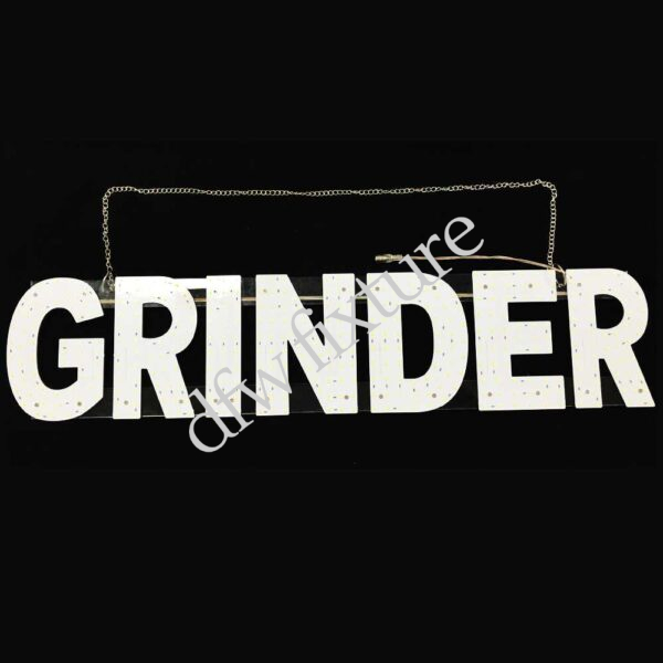 GRINDER LED Sign