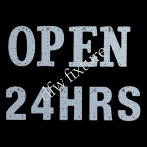 OPEN 24HRS LED SIGN