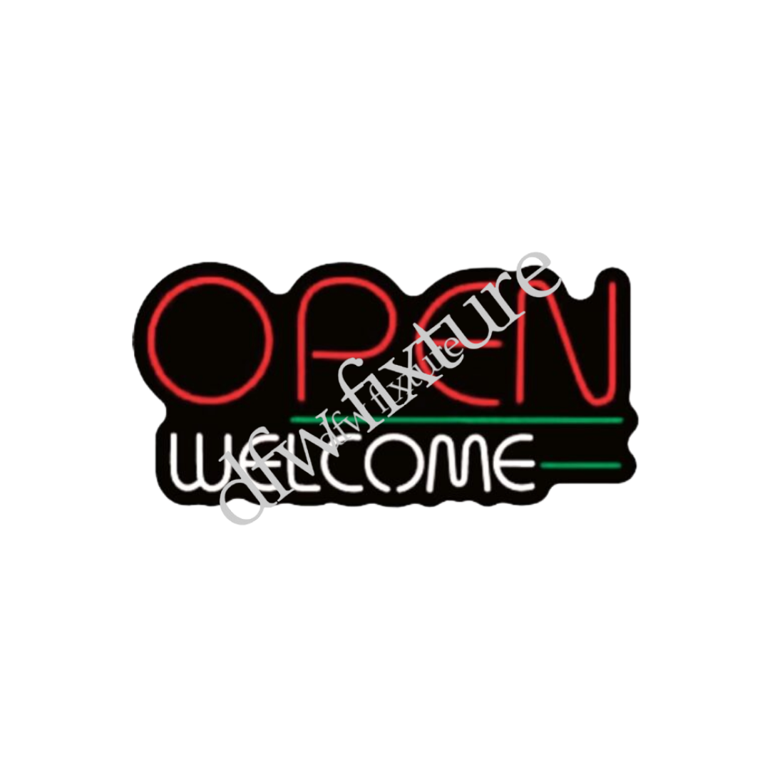 OPEN WELCOME SIGN- 19*9